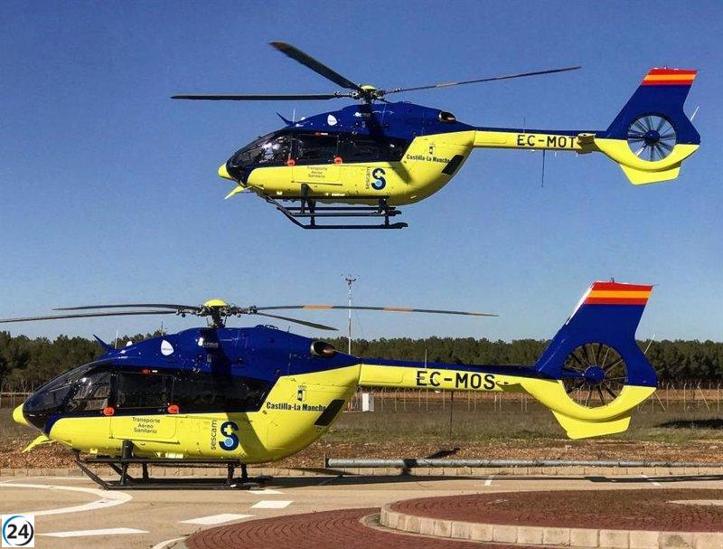 Junta decretó servicios mínimos del 100% frente a la huelga del transporte sanitario aéreo.