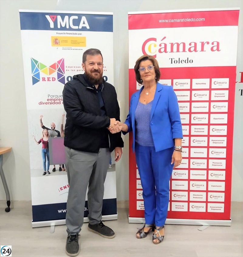 YMCA y la Cámara de Comercio de Toledo colaboran para fomentar el empleo de personas migrantes.