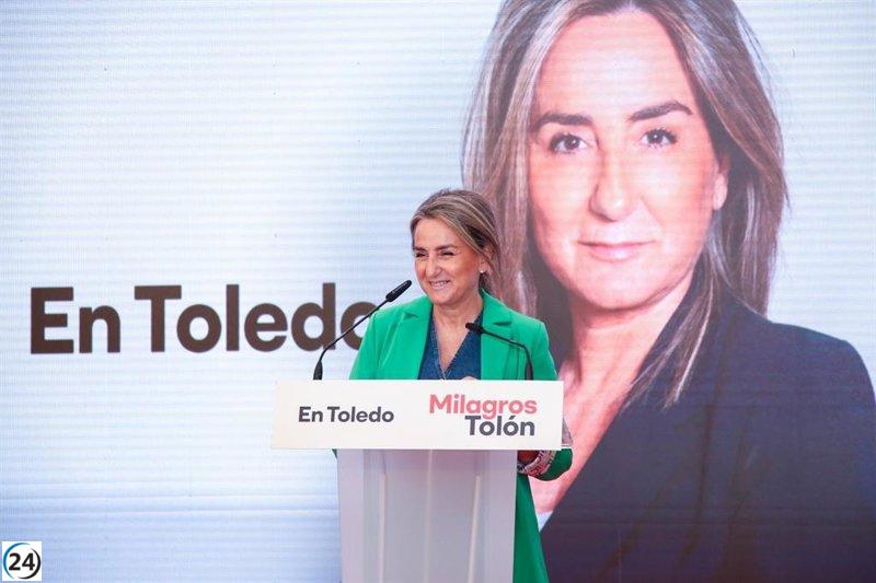 Tolón y Rodríguez juntas en cierre de campaña en Toledo