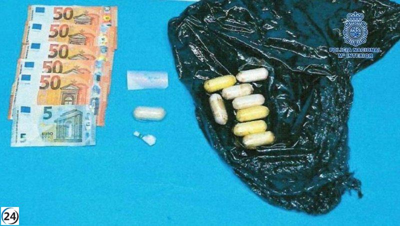 Detenido distribuidor de drogas en Ciudad Real con importantes cantidades de cocaína.