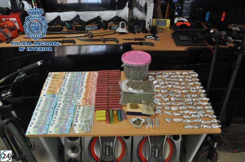 Desmantelado punto de venta de drogas en casco antiguo de Hellín.