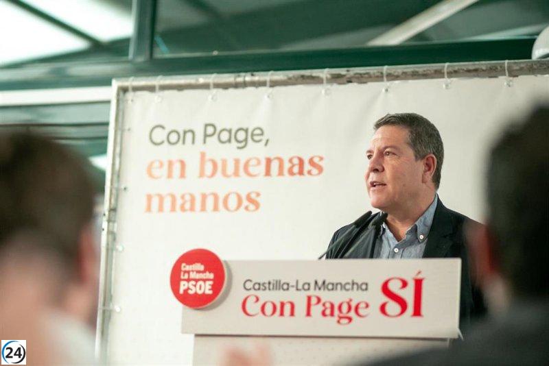 Page niega haberse reunido con Lambán y Felipe González.