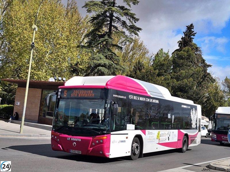 Toledo se mantendrá beneficiando del descuento en abonos de autobús urbano del Gobierno central.