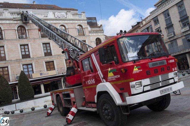 16 personas desalojadas por colapso del primer piso de un edificio en Ciudad Real.