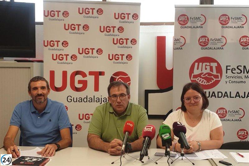 UGT amenaza con demandar al Ayuntamiento de Guadalajara por incumplir acuerdo de municipalización de grúas.