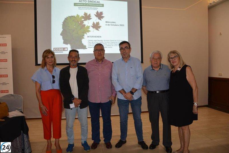 CCOO exige políticas de envejecimiento activo para el 20% de la población en CLM