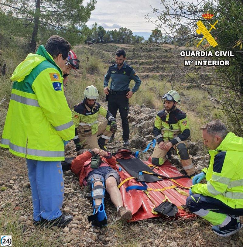 Rescatan a un senderista y a una persona mayor tras incidentes en la sierra del Segura