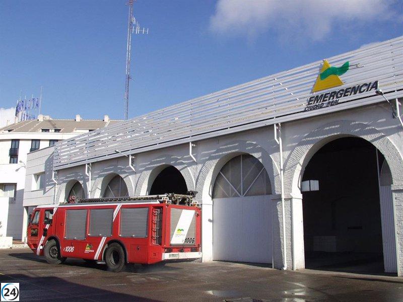 Dos personas intoxicadas por el humo en un incendio doméstico en Los Cortijos de Arriba