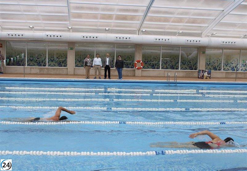 Gran éxito de la piscina cubierta del estadio 'Carlos Belmonte', que atrae a más de 2.000 albaceteños y destaca por su eficiencia energética.
