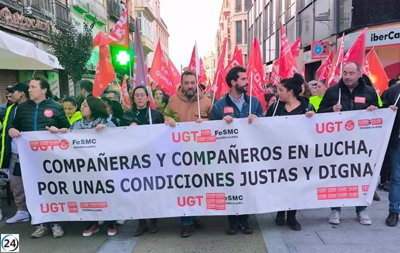 Protestas en Guadalajara: Sector logístico lucha por sus derechos y grita '¡Sí se puede!'