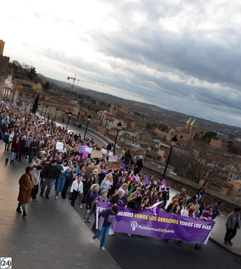 Manifestación ciudadana en Castilla-La Mancha exige acabar con la violencia de género: 