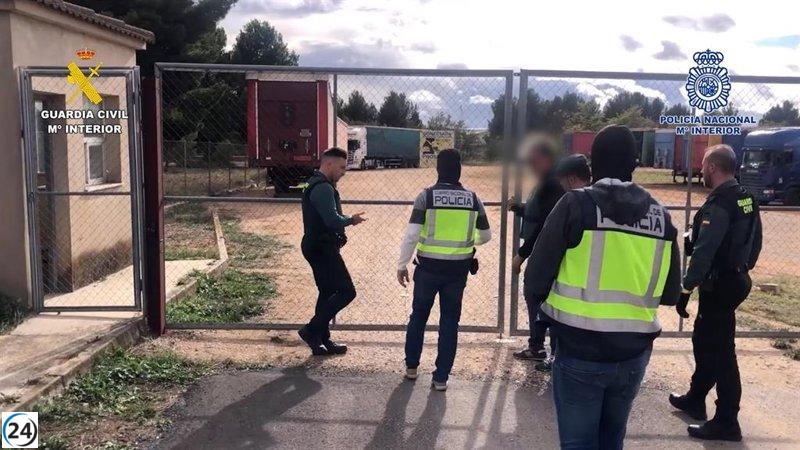 Victoria: Desarticulan red internacional de narcotráfico desde Albacete y confiscan 4 toneladas de hachís