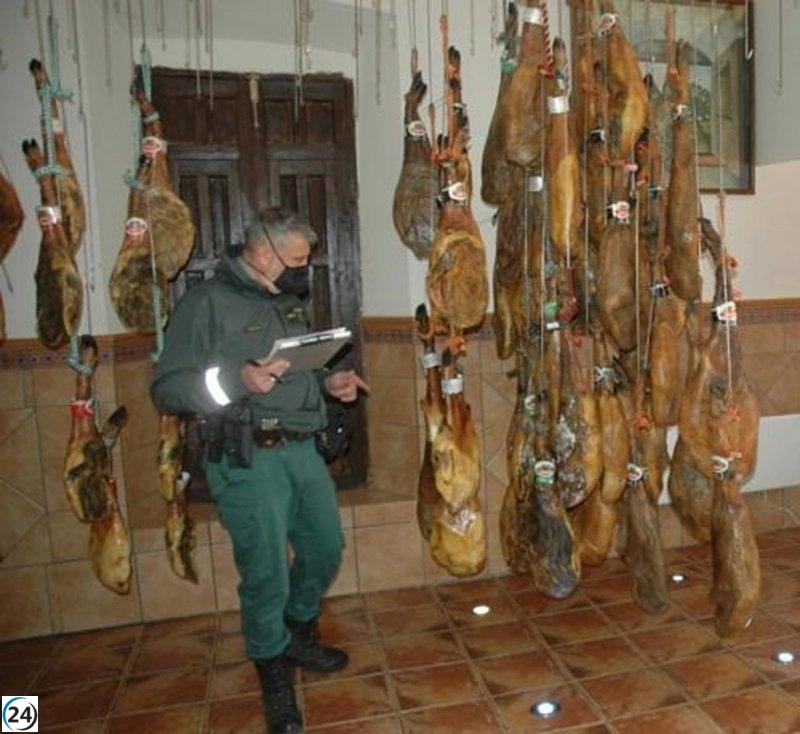 Guardia Civil arresta a 19 delincuentes en diversos casos de fraude contra productos con denominación de origen, destapando uno en Toledo.