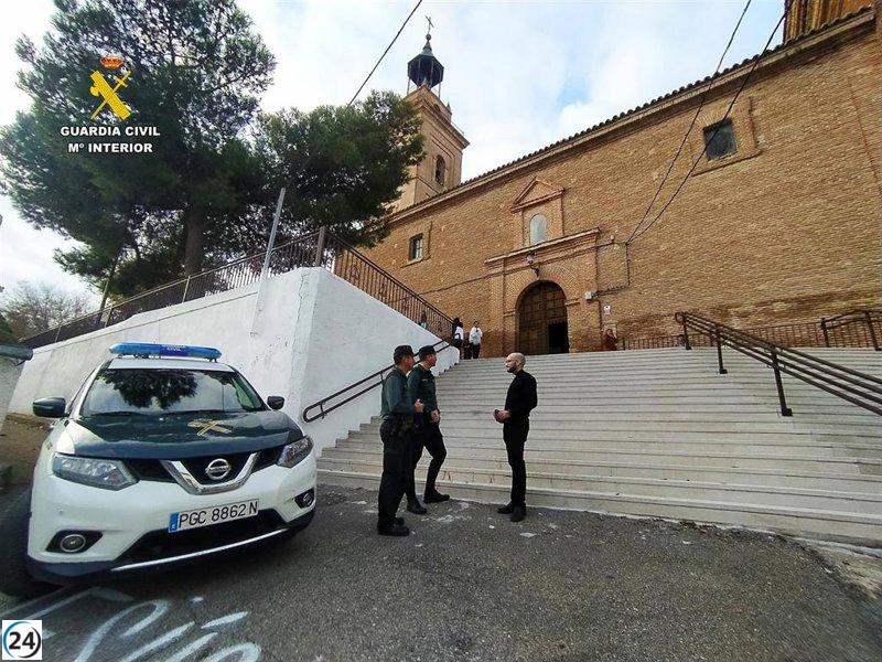 Anciano de 66 años arrestado por asalto a la iglesia de Cebolla en Toledo